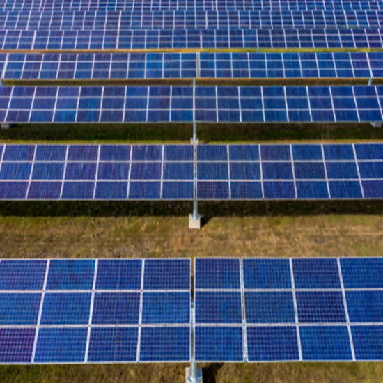 Solar panels one by one