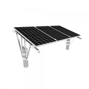 Single column photovoltaic support system