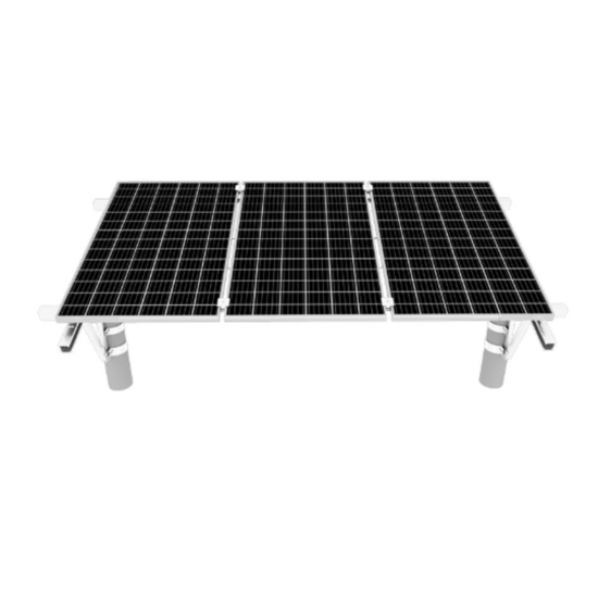 Single column photovoltaic support system