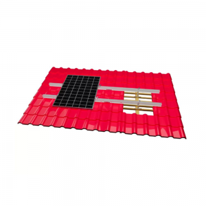 Glazed tile photovoltaic bracket