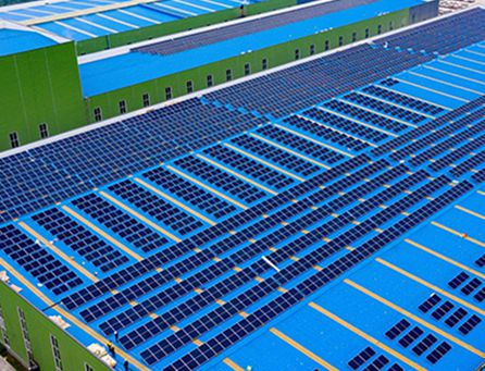 15KW Solar Ballast Roof Mount Project in Germany
