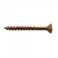 yellow zinc coated square drive countersunk chipboard screw