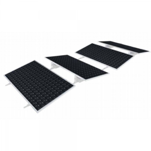 ballasted roof solar pv mounting system east west two side