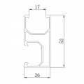 solar roof bracket rail 26-52