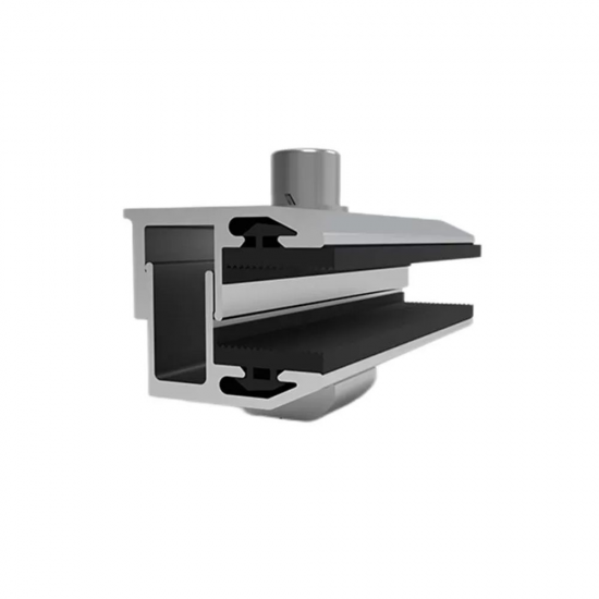 frameless solar panel end clamp