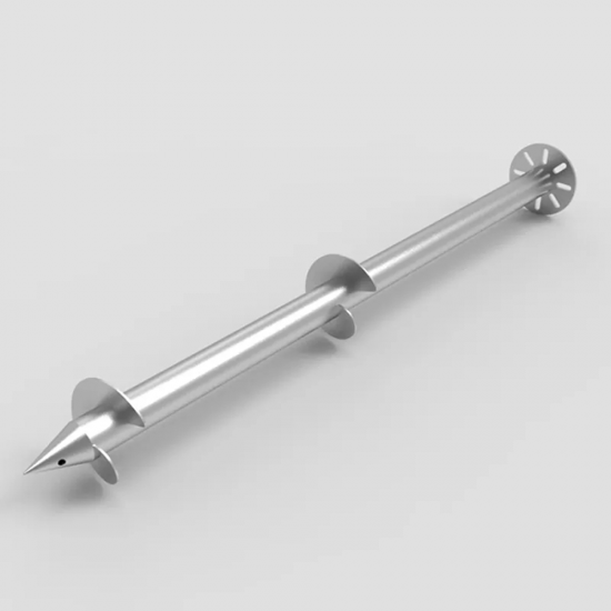 galvanized helical earth screw for house foundation