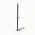 galvanized helical earth screw for house foundation