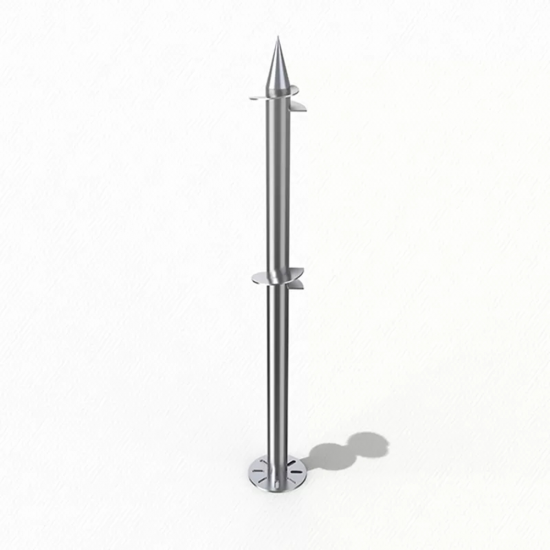galvanized helical earth screw for house foundation