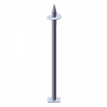 q235 steel hot dip galvanized ground screw