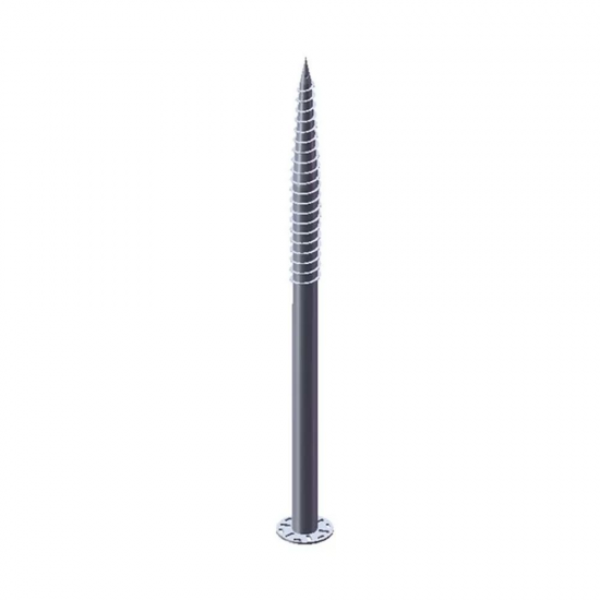 q235 steel hot dip galvanized ground screw