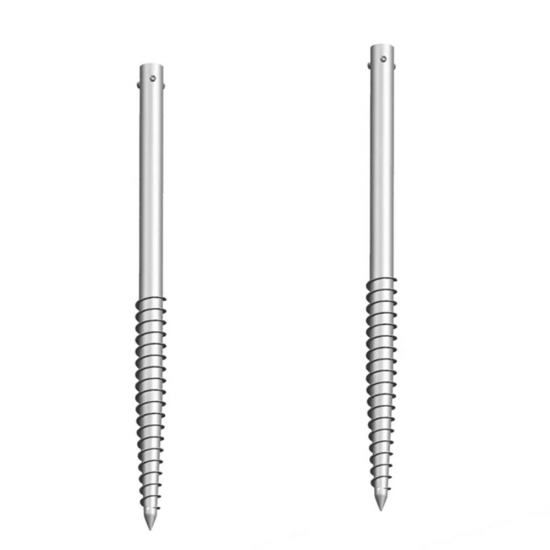 no dig ground screw pole anchor