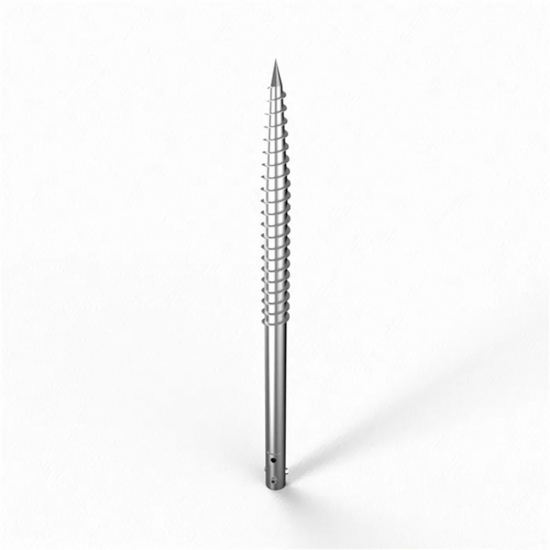 no dig ground screw pole anchor