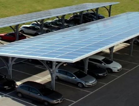 127.2KW Aluminum Solar Carport Project in Senegal
